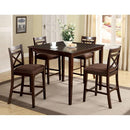 Furniture of America Weston CM3400PT-5PK 5 Pc. Counter Ht. Table Set IMAGE 2