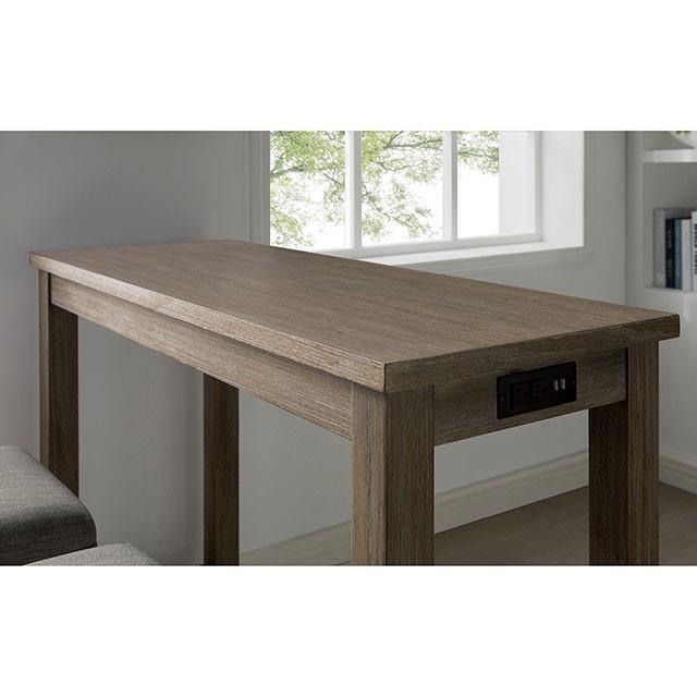 Furniture of America Caerleon CM3474GY-PT-3PK 3 Pc. Counter Ht. Dining Set IMAGE 3