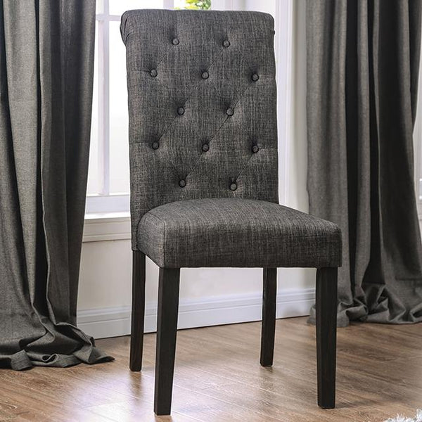 Furniture of America Alfred CM3735GY-SC-2PK Side Chair (2/Ctn) IMAGE 1