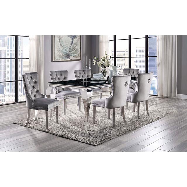 Furniture of America Neuveville CM3903BK-T-TABLE Dining Table IMAGE 2