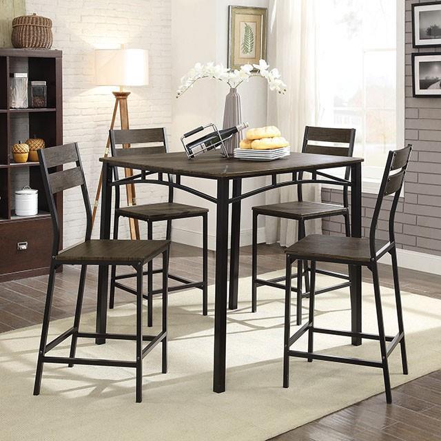 Furniture of America Westport CM3920PT-5PK 5 Pc. Counter Ht. Table Set IMAGE 1