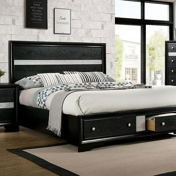 Furniture of America Chrissy CM7552BK-EK-BED E.King Bed IMAGE 1