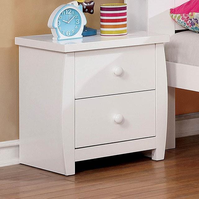 Furniture of America Marlee CM7651WH-N Night Stand IMAGE 2