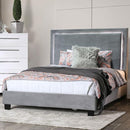  Furniture of America Erglow CM7695GY-EK-BED-VN E.King Bed, Gray IMAGE 1