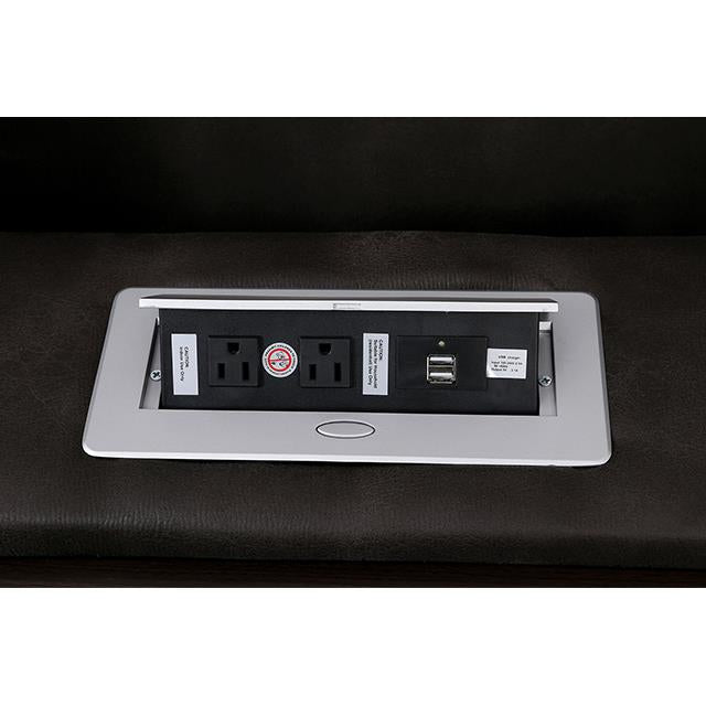 Furniture of America Amirah CM9903-LV Glider Loveseat IMAGE 3