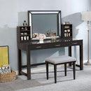 Furniture of America Stephanie FOA-DK5685DG-PK Vanity Set IMAGE 1