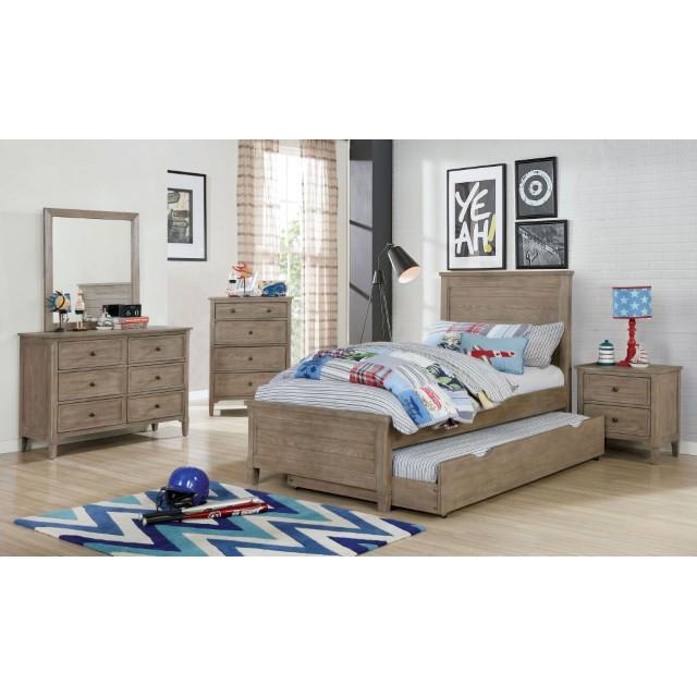 Furniture of America Vevey FOA7175T-BED Twin Bed IMAGE 2
