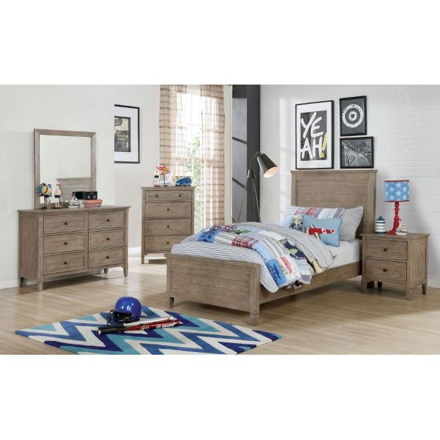 Furniture of America Vevey FOA7175T-BED Twin Bed IMAGE 3