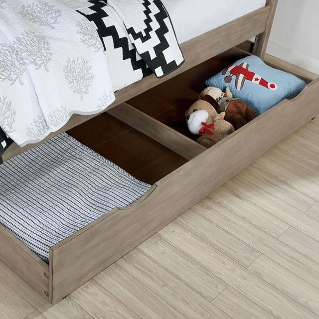 Furniture of America Vevey FOA7175T-BED Twin Bed IMAGE 6