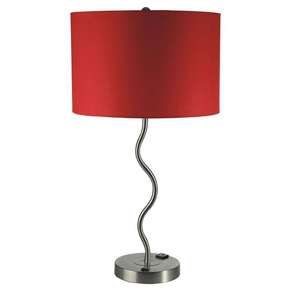Furniture of America Sprig L76224T-RD-2PK Table Lamp (2/Box) IMAGE 1