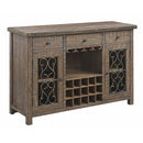 Acme Furniture Raphaela DN00983 Server with Cup Holder & Wine Rack IMAGE 1