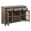 Acme Furniture Raphaela DN00983 Server with Cup Holder & Wine Rack IMAGE 2
