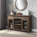 Acme Furniture Raphaela DN00983 Server with Cup Holder & Wine Rack IMAGE 4