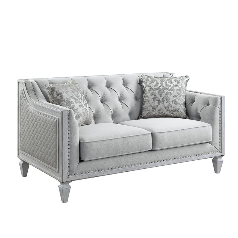 Acme Furniture Katia LV01050 Loveseat with 2 Pillows IMAGE 2