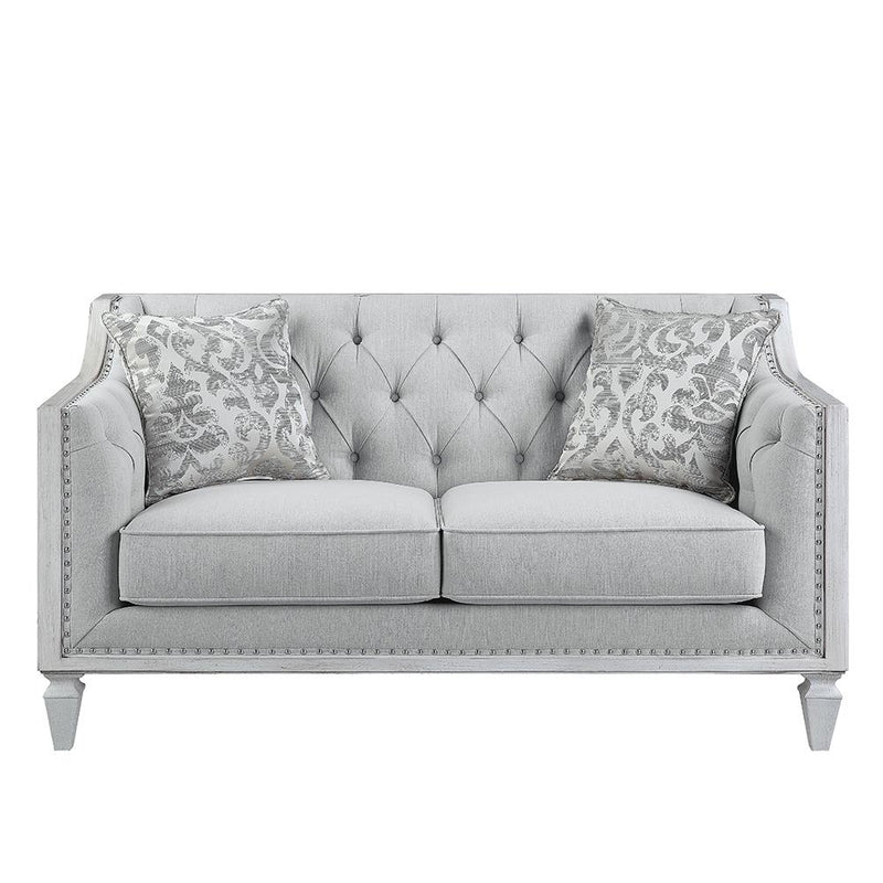 Acme Furniture Katia LV01050 Loveseat with 2 Pillows IMAGE 3