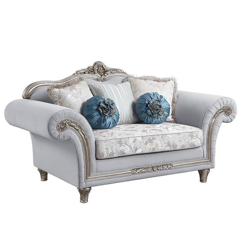 Acme Furniture Pelumi LV01113 Loveseat with 5 Pillows IMAGE 2
