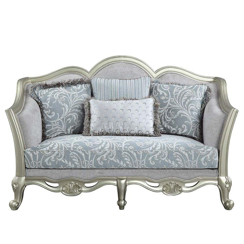 Acme Furniture Qunsia LV01118 Loveseat with 4 Pillows IMAGE 2