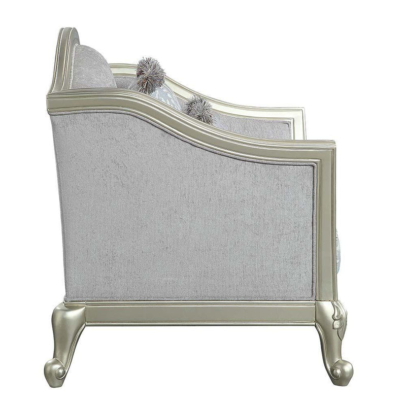 Acme Furniture Qunsia LV01118 Loveseat with 4 Pillows IMAGE 3