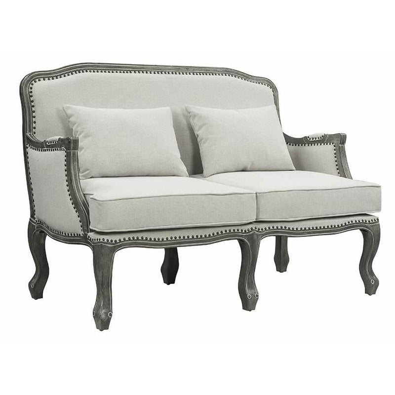 Acme Furniture Tania LV01131 Loveseat with 2 Pillows IMAGE 1