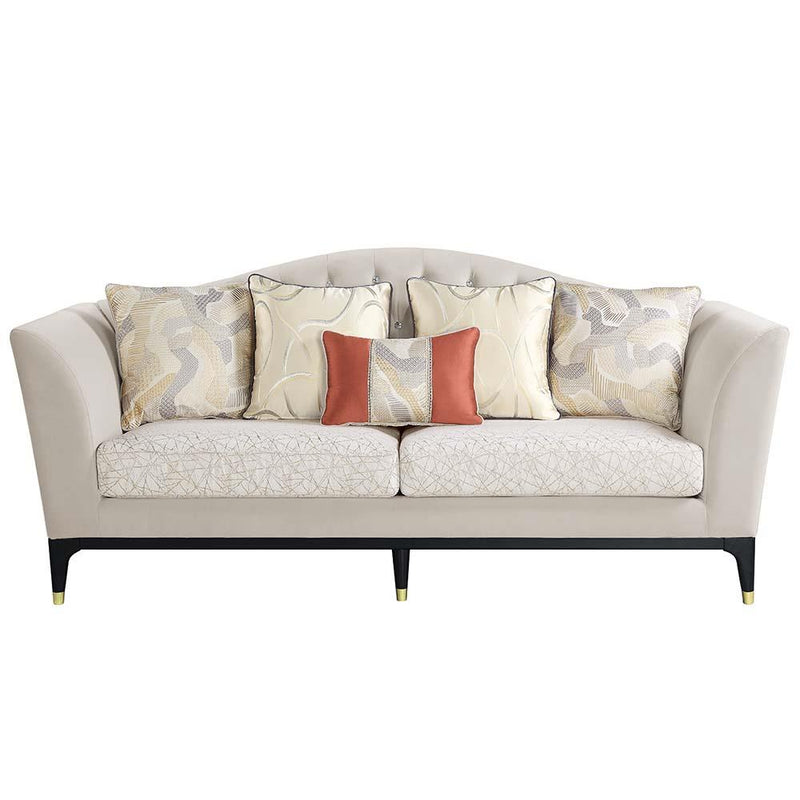 Acme Furniture Tayden LV01155 Sofa with 5 Pillows IMAGE 3
