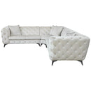 Acme Furniture Atronia LV01160 Sectional Sofa with 4 Pillows IMAGE 4