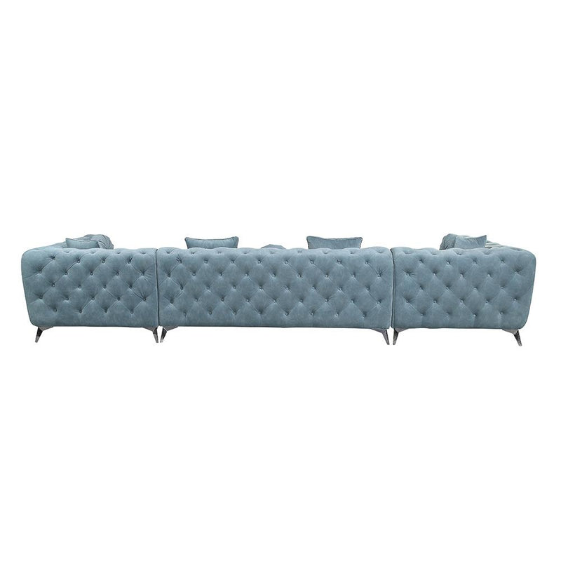 Acme Furniture Zerah LV01161 Sectional Sofa with 7 Pillows IMAGE 5