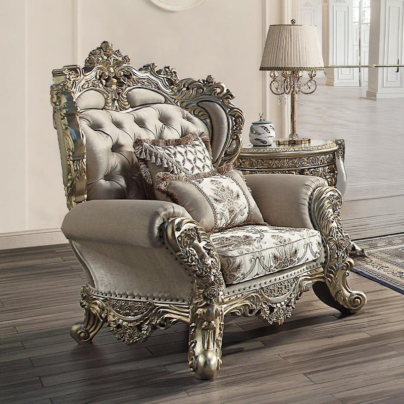 Acme Furniture Danae LV01195 Chair with 2 Pillows IMAGE 1