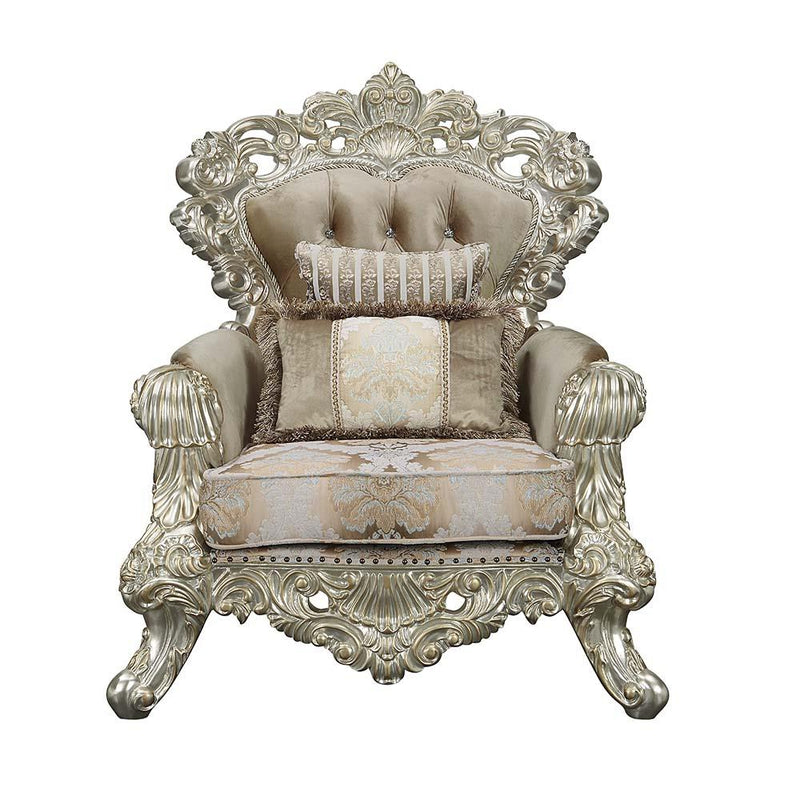 Acme Furniture Sorina LV01207 Chair with 2 Pillows IMAGE 2