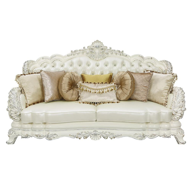 Acme Furniture Adara LV01224 Sofa with 7 Pillows IMAGE 2