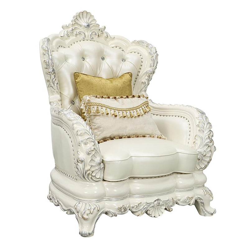 Acme Furniture Adara LV01226 Chair with 2 Pillows IMAGE 2