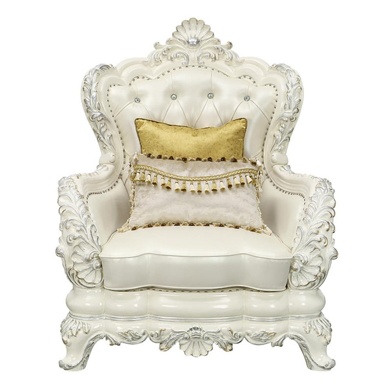 Acme Furniture Adara LV01226 Chair with 2 Pillows IMAGE 3