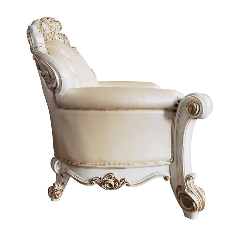 Acme Furniture Vendome LV01325 Loveseat with 3 Pillows IMAGE 4