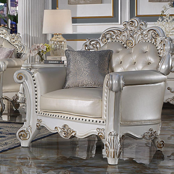Acme Furniture Vendome LV01326 Chair with Pillow IMAGE 1