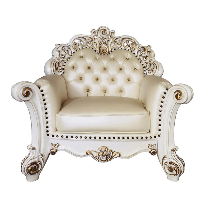 Acme Furniture Vendome LV01326 Chair with Pillow IMAGE 3