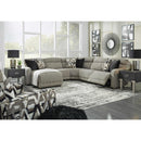Signature Design by Ashley Colleyville 54405S11 5 pc Power Reclining Sectional with Chaise IMAGE 5