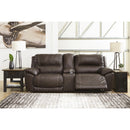 Signature Design by Ashley Dunleith U71604S4 3 pc Power Reclining Loveseat with Console IMAGE 3