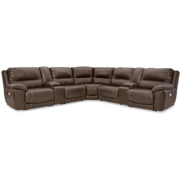 Signature Design by Ashley Dunleith U71604S7 7 pc Power Reclining Sectional IMAGE 1