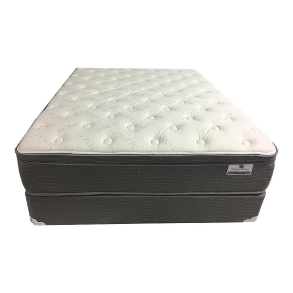 Biscayne Bedding Diamond Euro Top Mattress Set (Queen) IMAGE 1