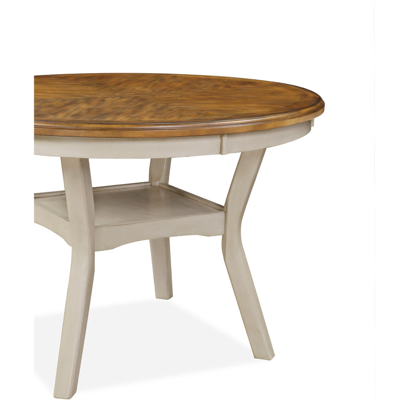 New Classic Furniture Mitchell D1763-50S-BSQ 5 pc Dinette - Two Tone Bisque/Brown IMAGE 4