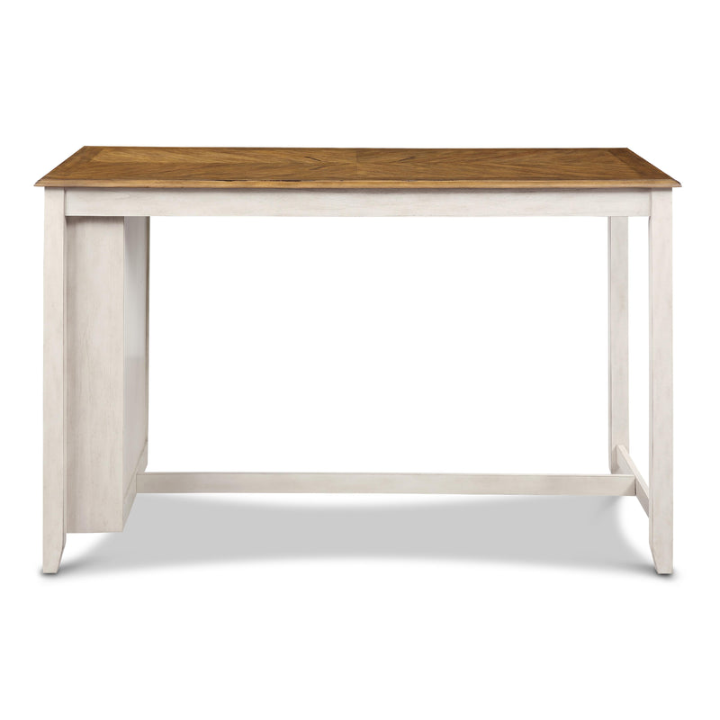 New Classic Furniture Amy D3651-60CS-BSQ 5 pc Counter Height Dinette - Two Tone Bisque/Brown IMAGE 3
