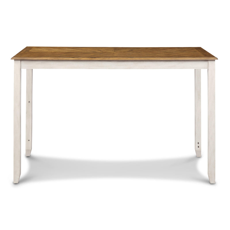 New Classic Furniture Amy D3651-60CS-BSQ 5 pc Counter Height Dinette - Two Tone Bisque/Brown IMAGE 4