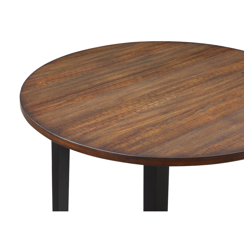 New Classic Furniture Potomac D4832B-42S-CTR 5 pc Counter Height Dinette - Brown/Black IMAGE 4