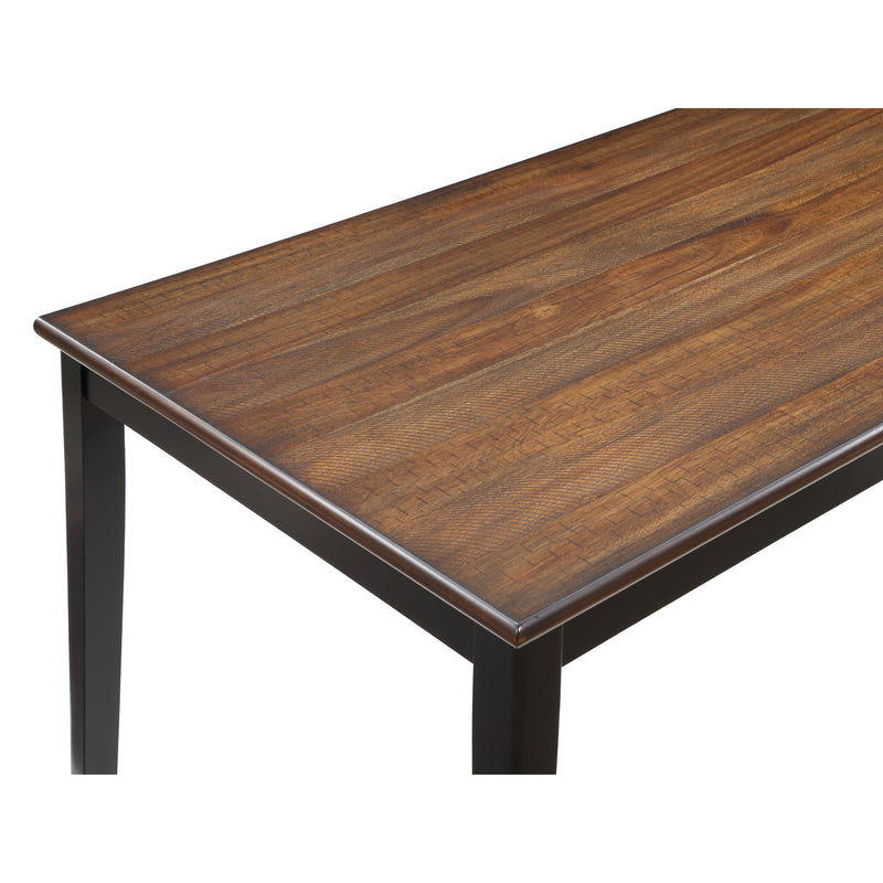 New Classic Furniture Potomac D4832B-60S-REC 5 pc Counter Height Dinette - Brown/Black IMAGE 4