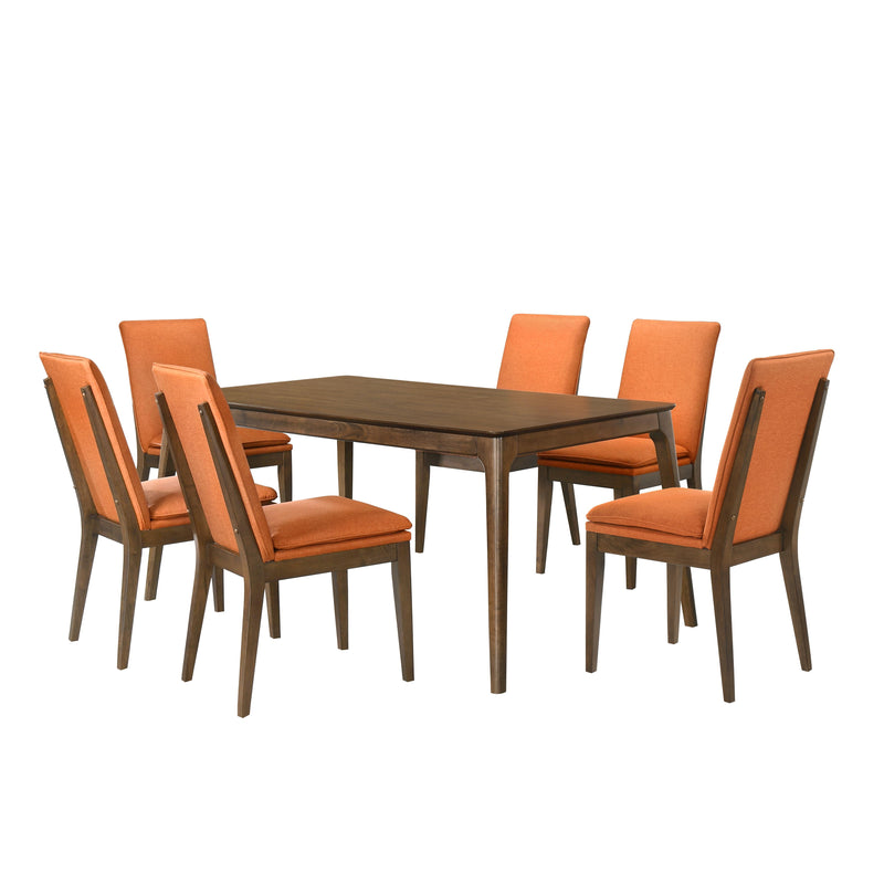 New Classic Furniture Maggie D7185B-10 Dining Table - Walnut IMAGE 4