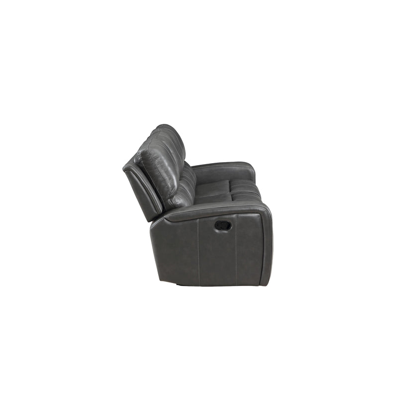 New Classic Furniture Linton L1721-30P1-DGR Power Reclining Sofa - Grey IMAGE 3