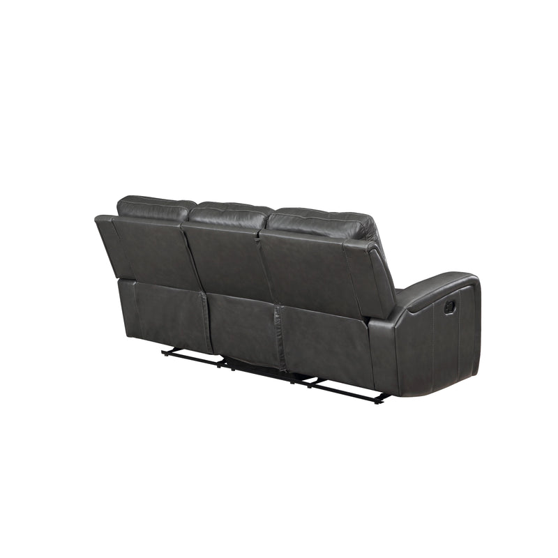 New Classic Furniture Linton L1721-30P1-DGR Power Reclining Sofa - Grey IMAGE 5