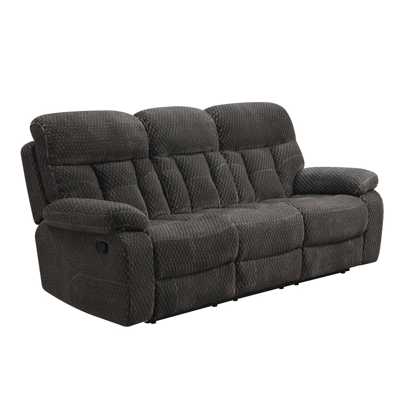 New Classic Furniture Bravo U1165-30-SLP Reclining Sofa - Charcoal IMAGE 1