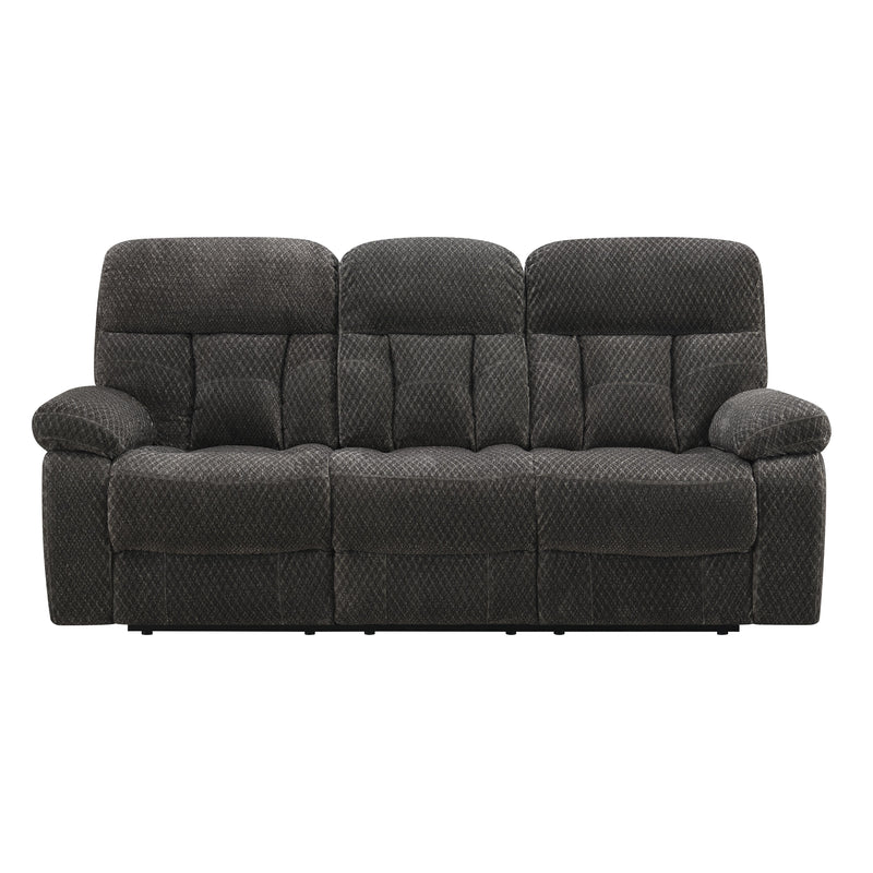 New Classic Furniture Bravo U1165-30-SLP Reclining Sofa - Charcoal IMAGE 2