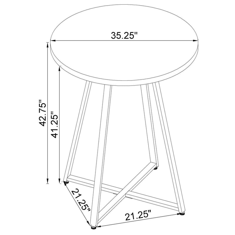 Coaster Furniture 183516 Bar Height Dining Table IMAGE 6