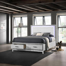 Acme Furniture Haiden BD01425Q Queen Bed with LED & Storage IMAGE 1